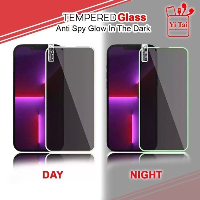 TEMPERED GLASS SPY GLOW IN THE DARK YI TAI - ITEL VISON 2 - GA