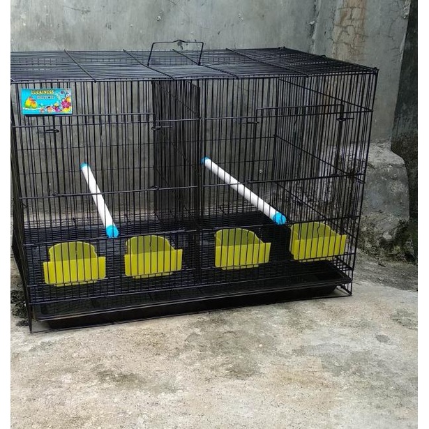 Kandang lipat kucing kelinci musang burung Lovebird ayam sekat 60x40