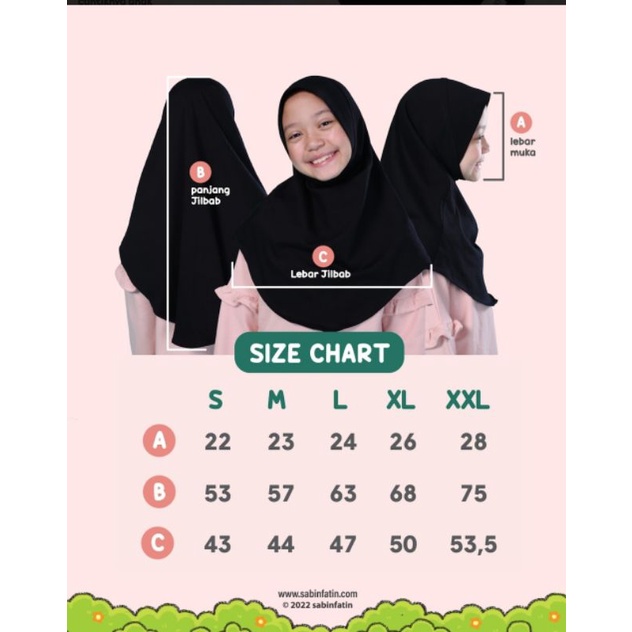 Jilbab Basic SabinFatin | Sabin Fatin | Afrakids New