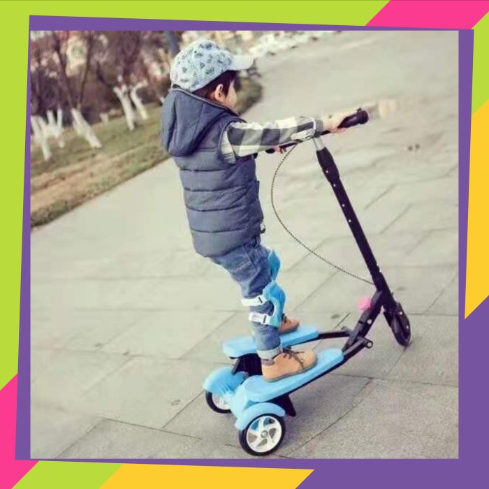 Skuter Skuter Anak / Skuter Injak Dual Pedal Roda 3 / Scooter Pedal