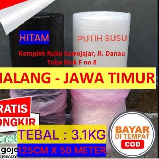 

Bubble Wrap Hitam - BENING, TEBAL 3KG