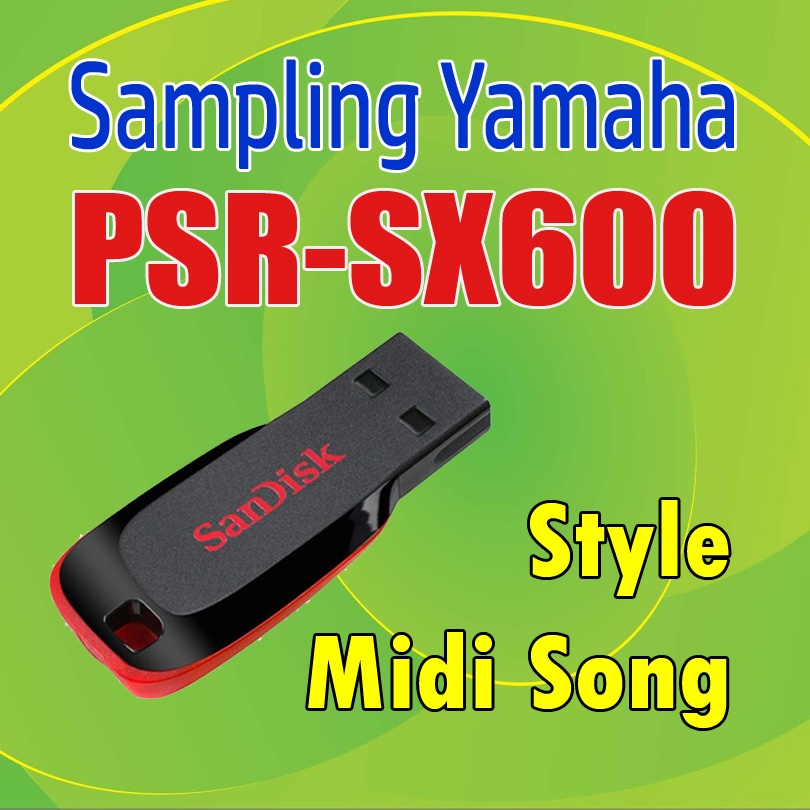 SAMPLING STYLE MUSIK MIDI SONG KEYBOARD YAMAHA PSR-SX600