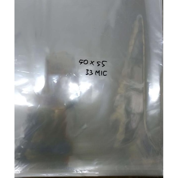 

50 x 55 cm Plastik OPP TEBAL (100 lbr) (lem/seal)