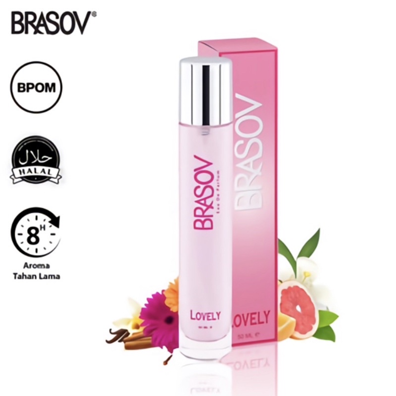 Brasov Parfum Eau De Parfum 50ml | BPOM | Halal | Minyak Wangi Tubuh 50ml