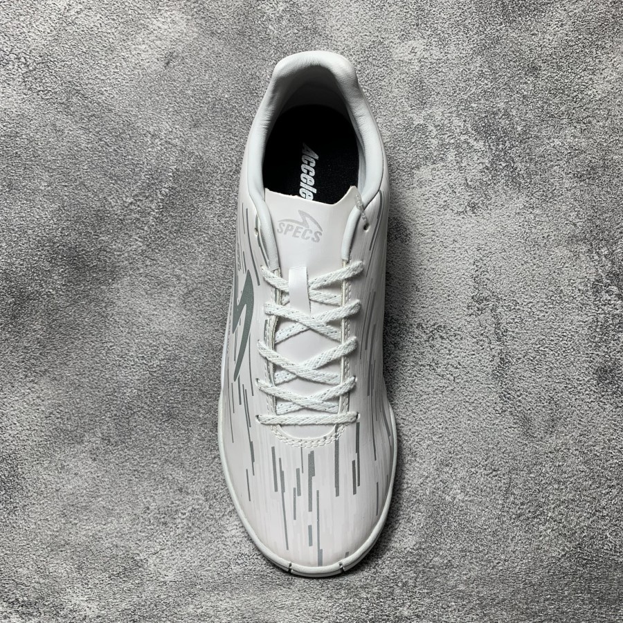 ILLUMINATE REBORN Sepatu Futsal Specs Lightspeed Reborn Illuminate Pack IN White Silver Sepatu Futsa