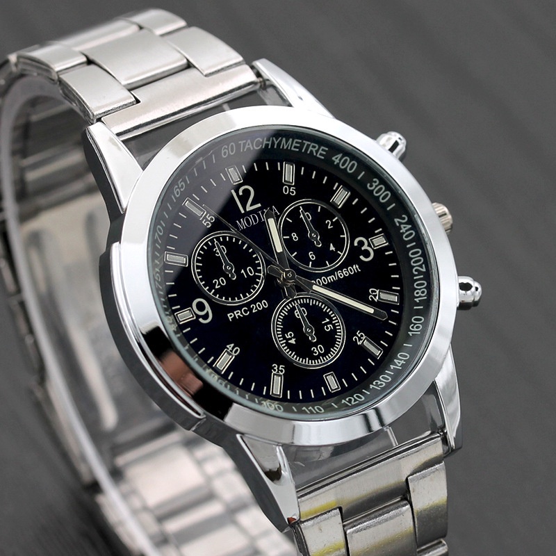 Jam Tangan Pria A0108 Bisnis Quartz Baja || Jam Tangan Pria A0108 Baja Enam Jarum Murah