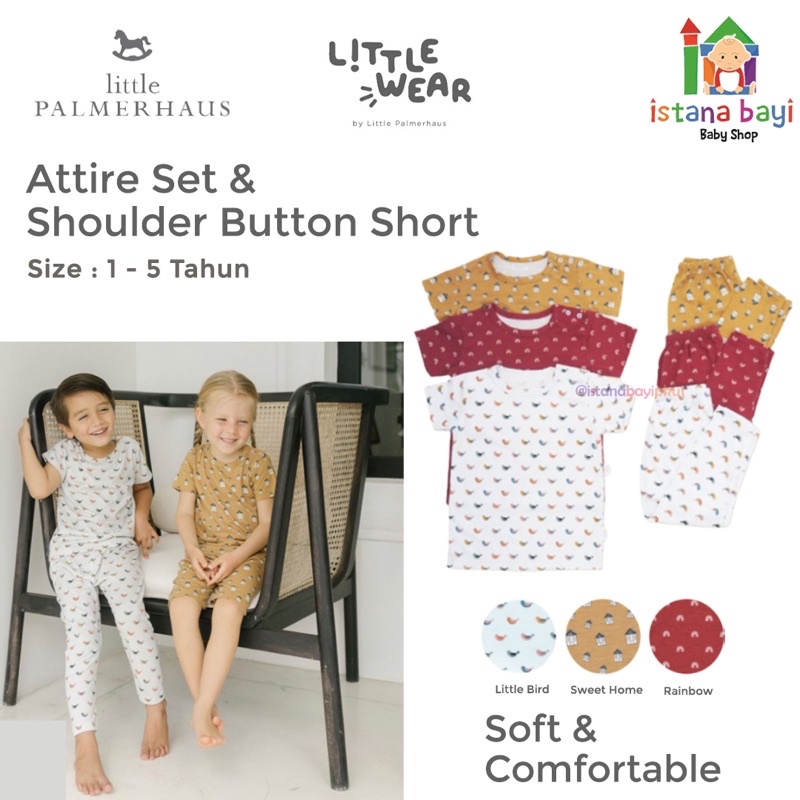 Little palmerhaus attire set - little wear ATTIRE set / Setelan anak 1-5 Tahun