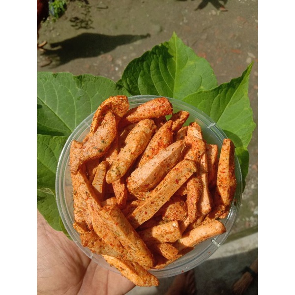 

Basreng pedas daun jeruk