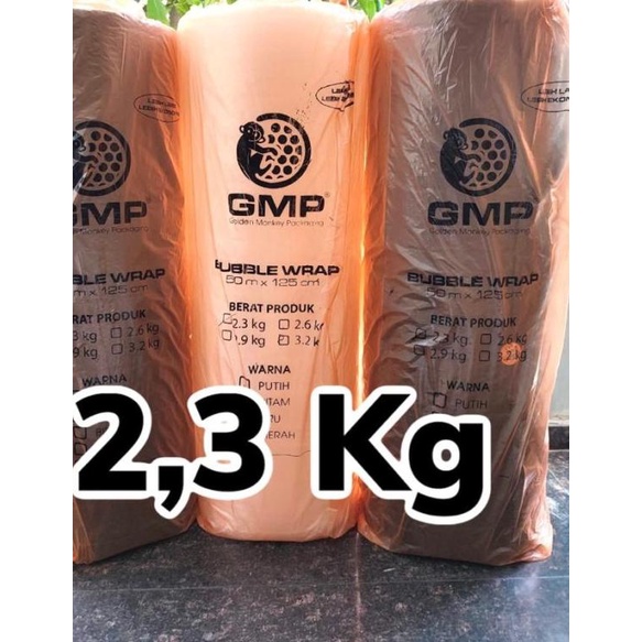 

Bubble Wrap Murah Ekonomis Merk GMP 125CM X 50M X 2,4KG - Putih