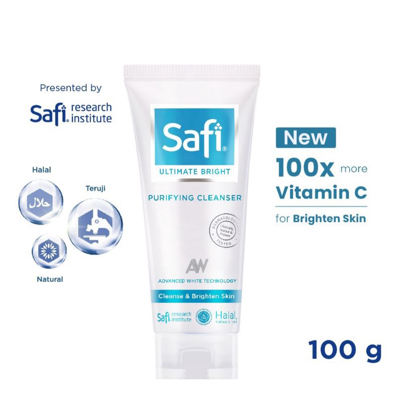 Safi Ultimate Bright Purifying Cleanser 100gr