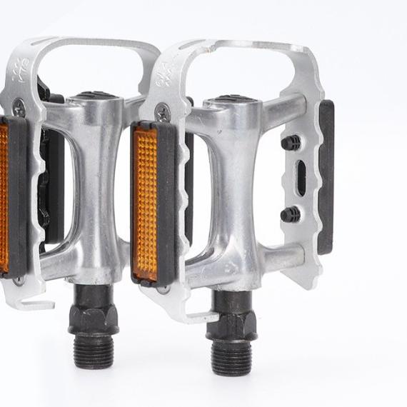 Pedal Sepeda Wellgo DU M248 black silver Ultra Light Pedal Bearing 248 - SILVER