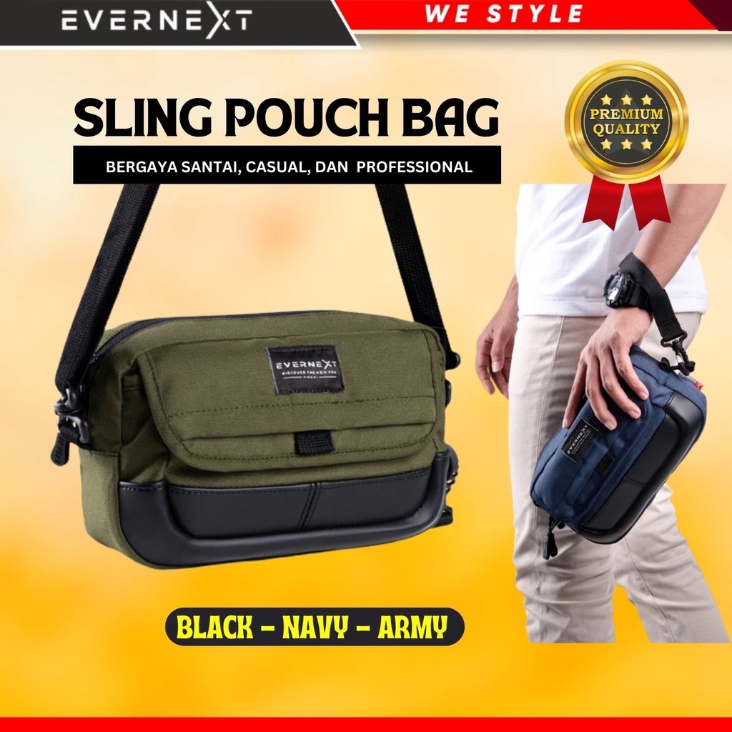 Tas selempang tas tangan pria cowok distro keren original branded