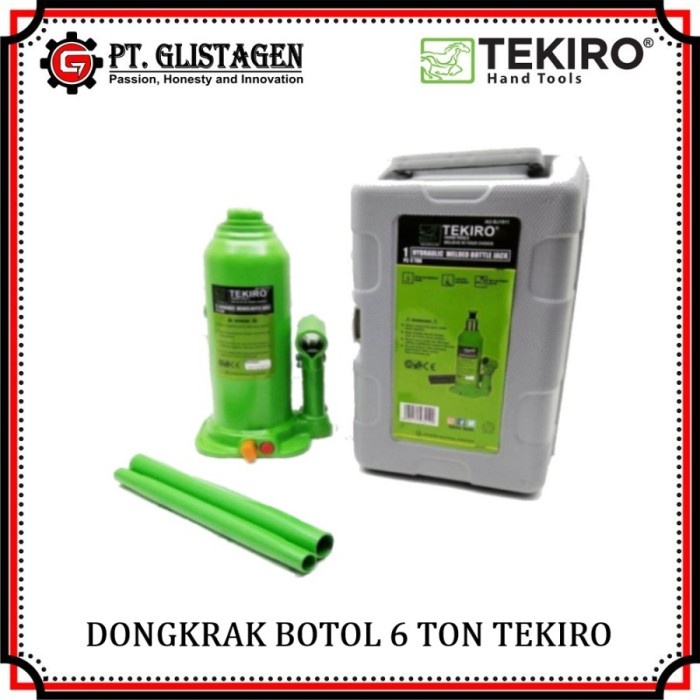 Dongkrak Dongkrak Botol 6 Ton Hydraulic Bottle Jack Dongkrak Mobil Tekiro 6 Ton