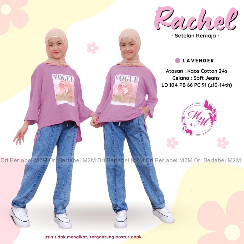 Baju Setelan Anak Perempuan Tanggung Setelan Jeans dan Baju Viral Remaja Cewek Set Kekinian