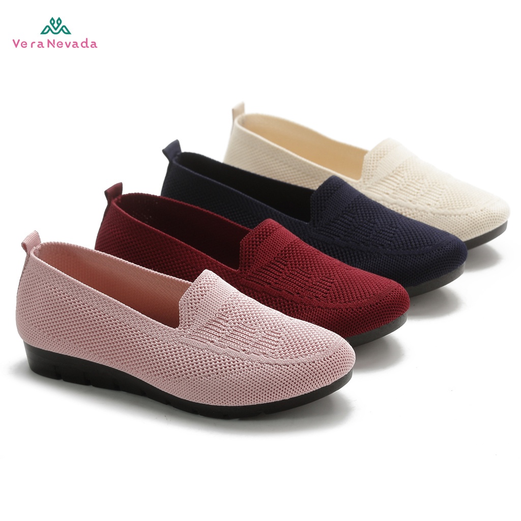 Ivony Seivona - A11 Vera Nevada Sepatu Flat Slip On Wanita Shoes