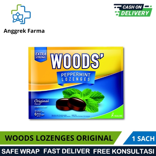 

WOODS LOZENGES ORIGINAL ISI 6 BUTIR/PERMEN PELEGA TENGGOROKAN