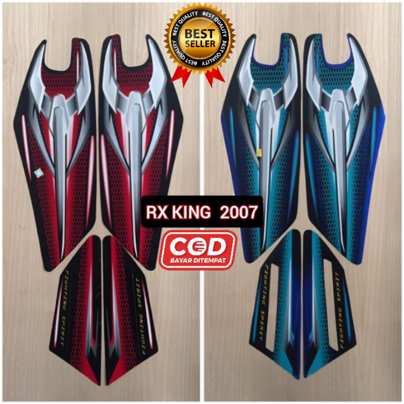 STICKER STRIPING LIS LES POLET BODY MOTOR YAMAHA RX KING 2007 kualitas original