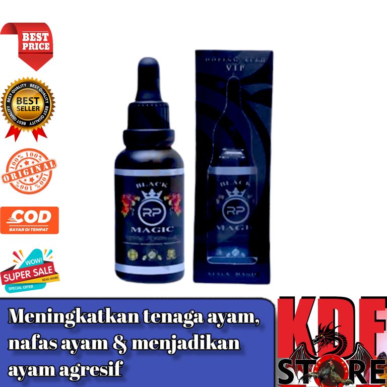 Doping Ayam Aduan Super Black Magic RP VIP