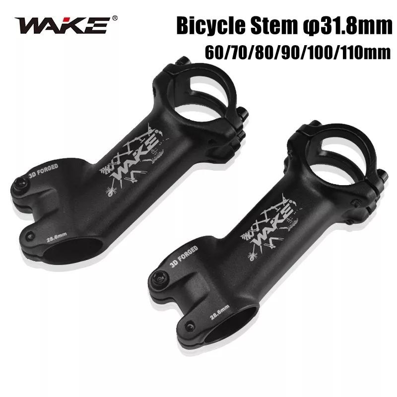 WAKE Stem Alloy Sepeda OS 70 80 90 100 110mm Roadbike XC MTB - Stem sepeda Aluminum Alloy MTB XC AM 