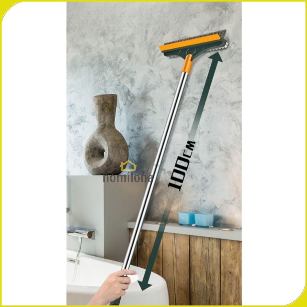 Cleaner Sikat Pembersih Serbaguna 3 in 1 Cleaning Brush Broom Mop Cleaner UR378 Green/Yellow