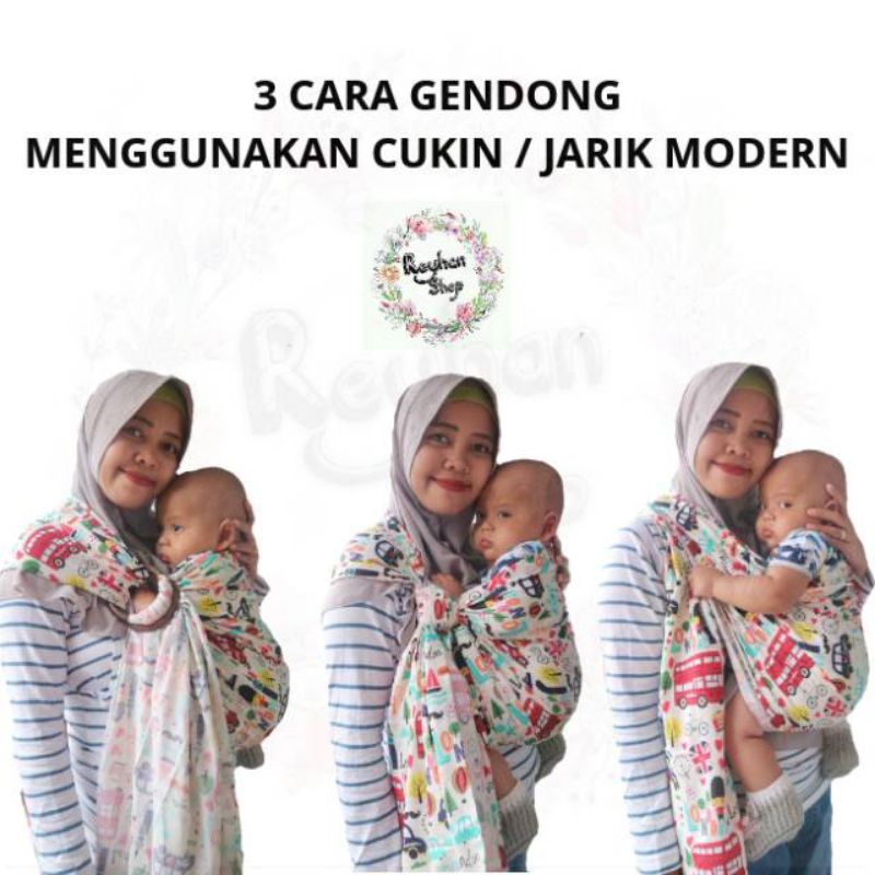 Selendang Jarik Modern CUKIN untuk bayi