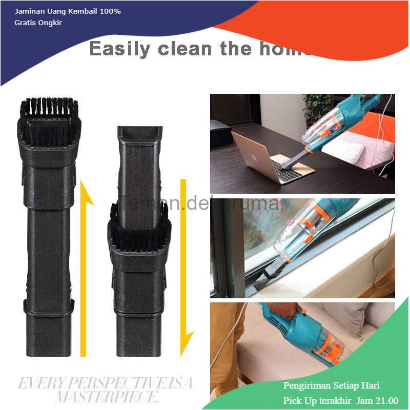 TD - PR2 Deerma Penyedot Debu Vacuum Cleaner Handheld Push Rod 2-in-1 - DX900