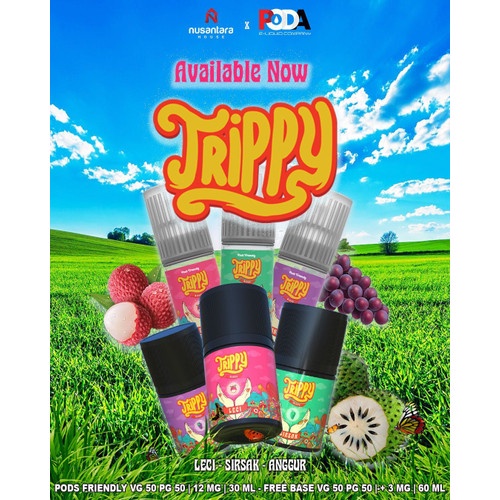 Trippy Pods Friendly 30ML Authentic by PODA x Nusantara