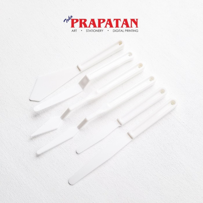 

Pisau Palet Plastik Art Kreation 6 pcs NANDAA