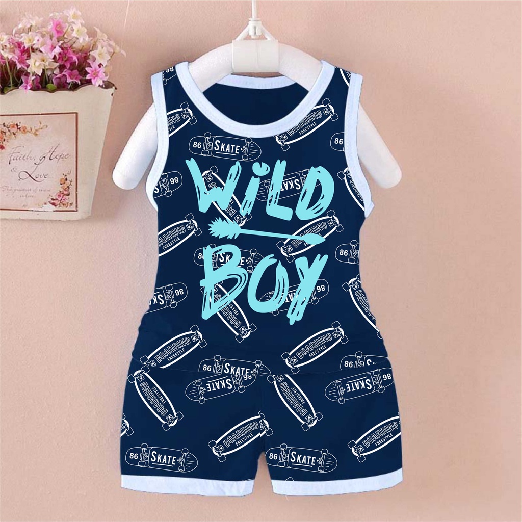 VALMELO SETELAN BAYI LAKI LAKI/BAJU BAYI LAKI LAKI