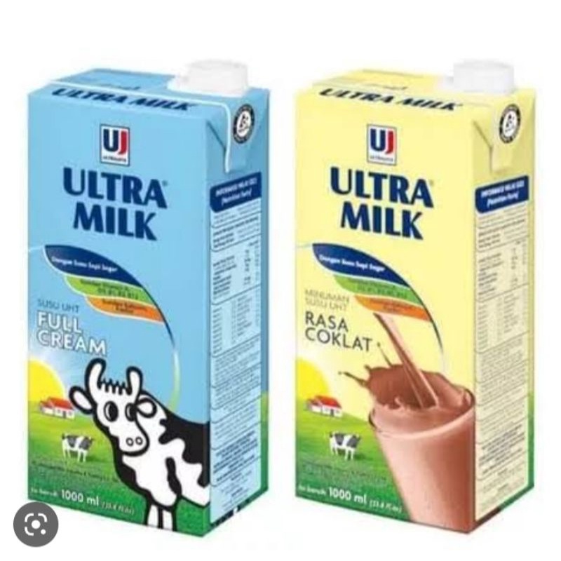 

ultra milk fullcream, coklat 1000ml