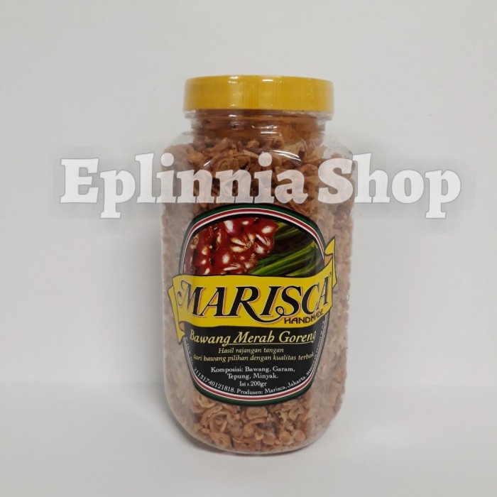 

Marisca Bawang Merah Goreng Ples Jar 200 gr - Bawang Goreng
