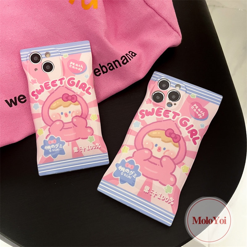 Case Tas Kemasan Permen Snack Keripik Kentang Untuk IPhone 11 12 14 13 Pro Max XR 7plus 8 11Pro Max 7 6 6s 14 Plus X Xs Max SE 2020