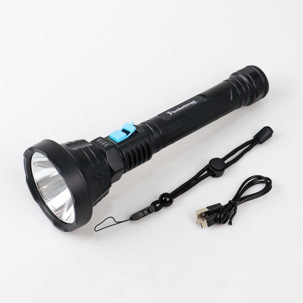 Pocketman Senter LED Waterproof USB Cree XPE 500 Lumens - Y-826