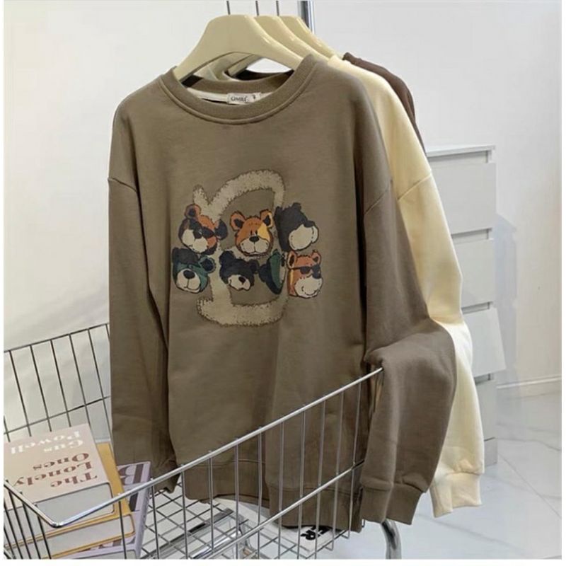 BEER SWEATER - CREWNECK ATASAN WANITA