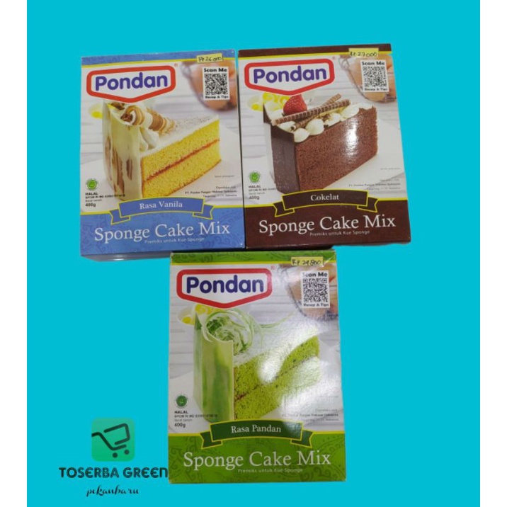 

Pondan Tepung Premix Sponge