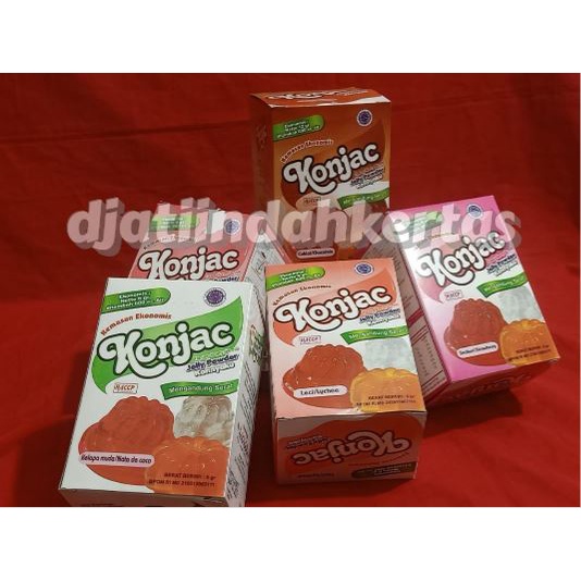 TERMURAHH!!!! JELLY POWDER KONNYAKU MEREK, KONJAC Rasa STROWBERI