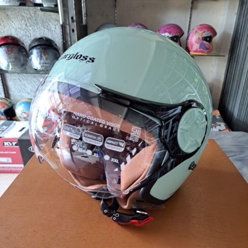 HELM CARGLOSS HIJAB S GREEN ORIGINAL