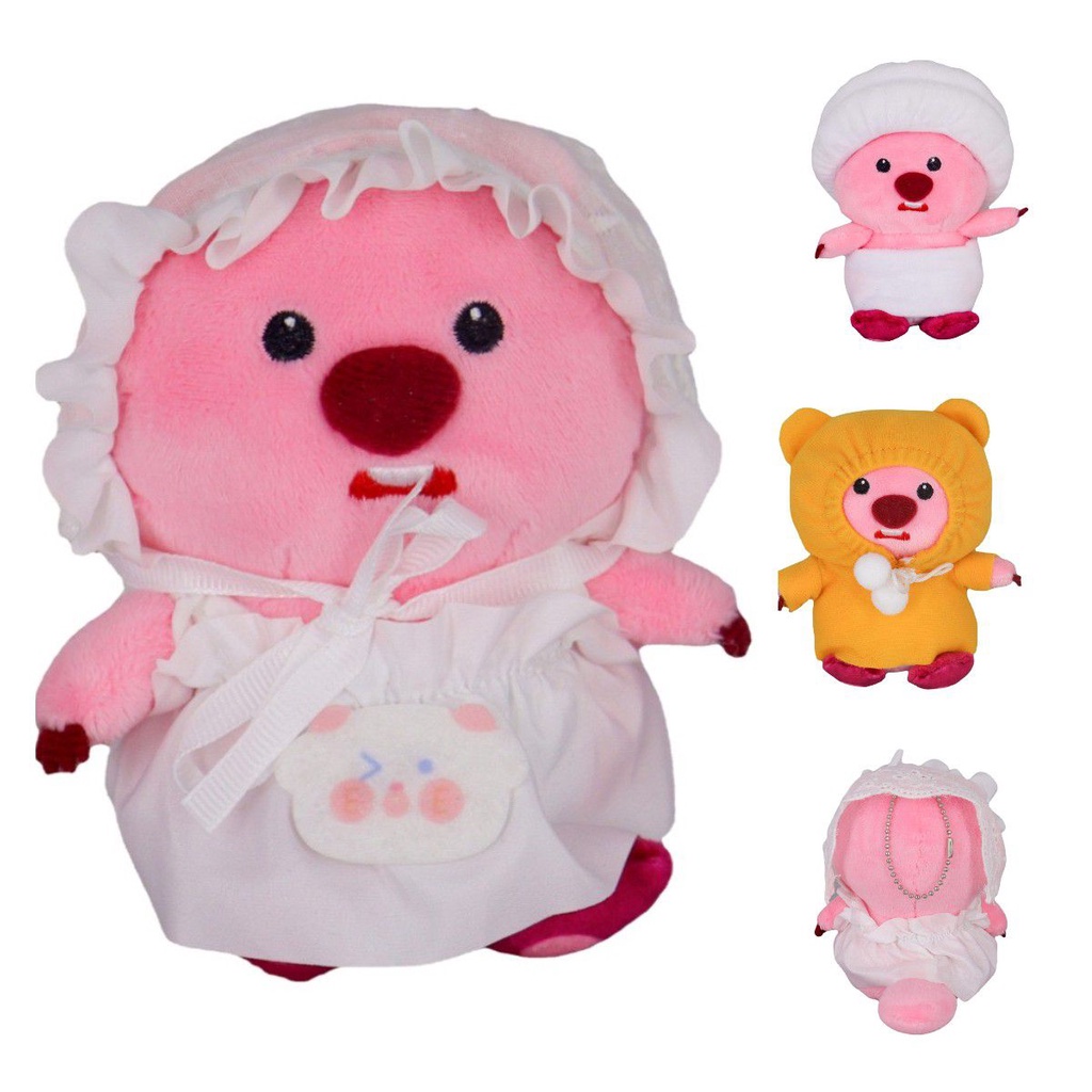Huggable Loopy Pororo The Little Penguin Mainan Mewah Liontin Gantungan Kunci Hadiah Gadis Natal