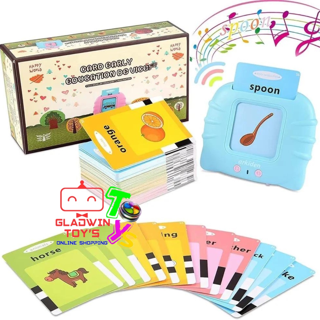 EARLY CARD KARTU EDUKASI PENDIDIKAN DINI DENGAN SUARA BAHASA INGGRIS BRO-1552 FLASH AD GAME