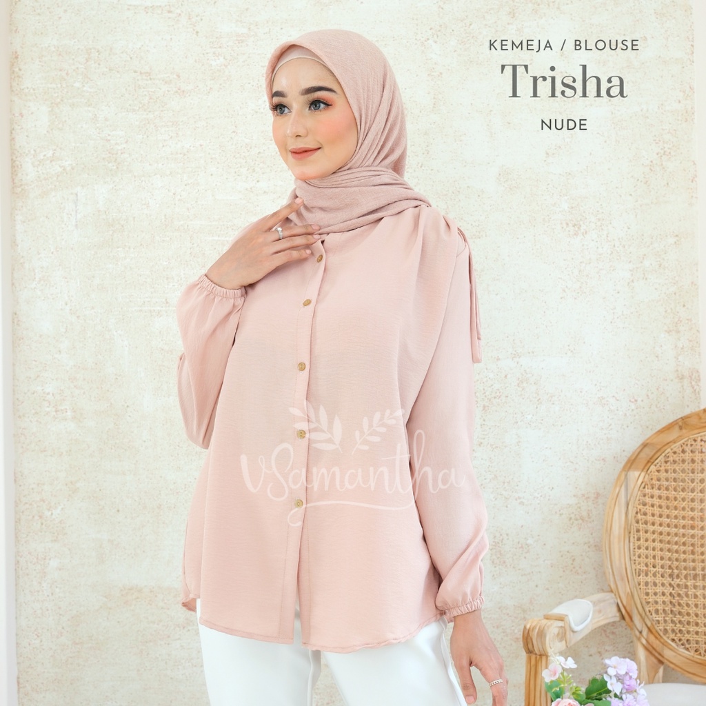 Blouse / Atasan Wanita / Kemeja Crinkle Airflow Trisha