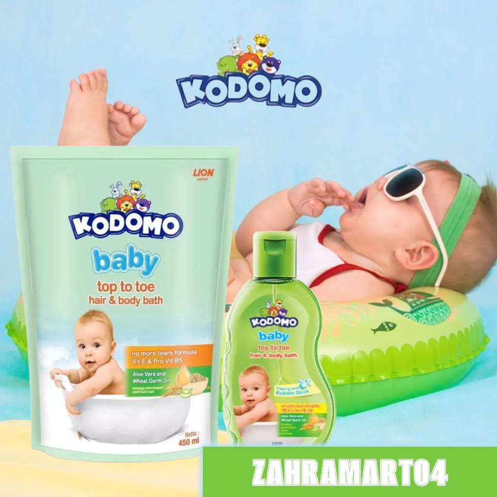 KODOMO TOP to Toe Wash 200ml - 450ml