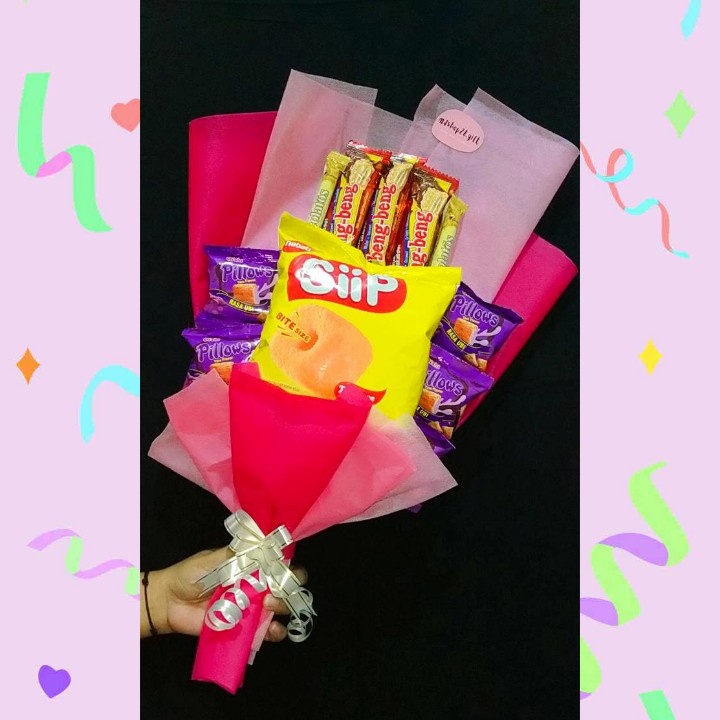 

Bucket Snack Wisuda Mini Pink Muda