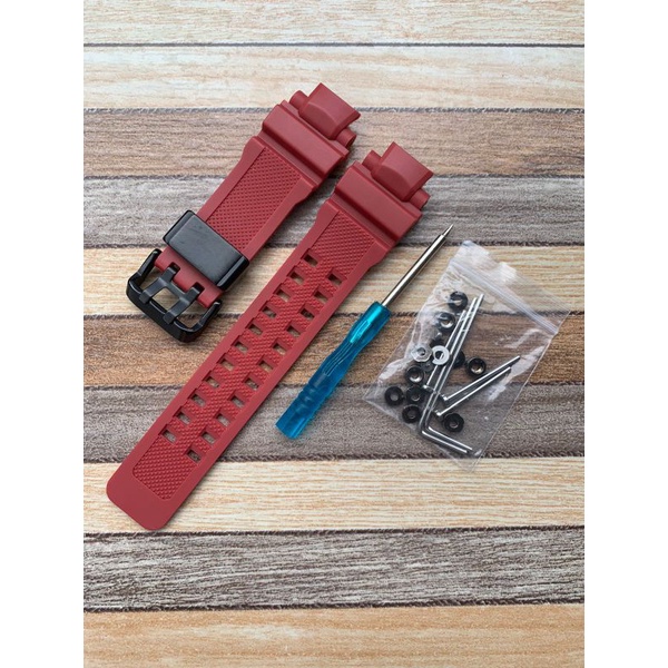 Jual Strap Tali Jam Tangan Gshock Merah Ga Ga Shopee Indonesia