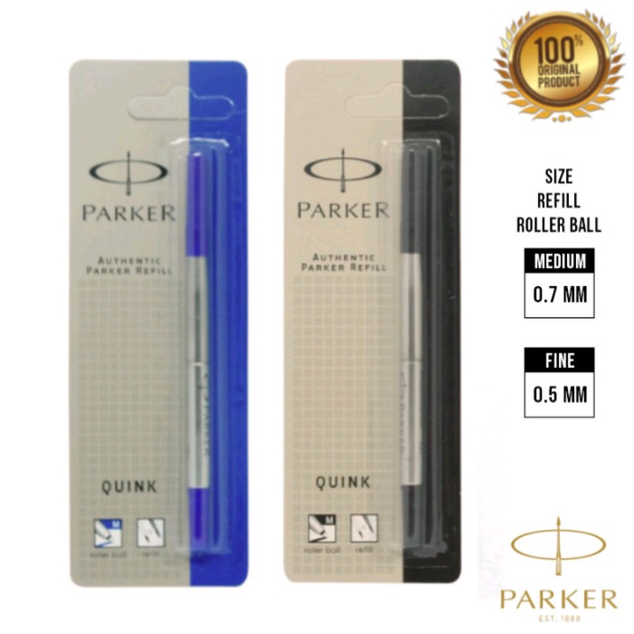 

+%+%+%] PARKER REFILL BALPOINT ROLLER BALL ORIGINAL/ISI ULANG PULPEN PARKER