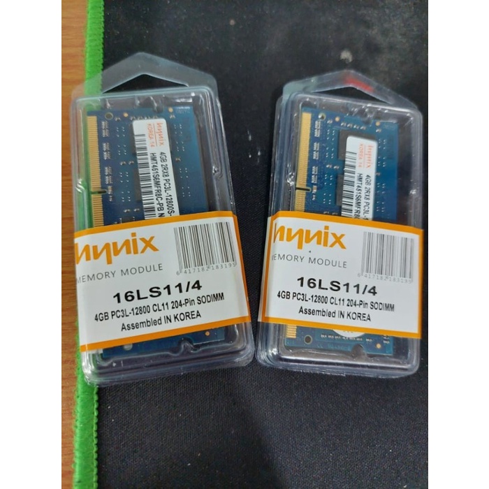 Memory Ram Sodim Ddr3 4Gb Pc3L 12800 Hynix New #Original