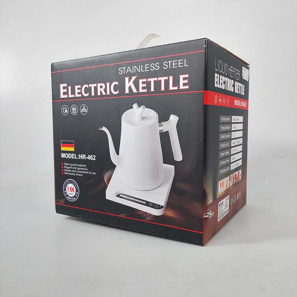 TD - PR KBX Teko Pemanas Electric Kettle Stainless Steel 1000W 1 L - HR-462