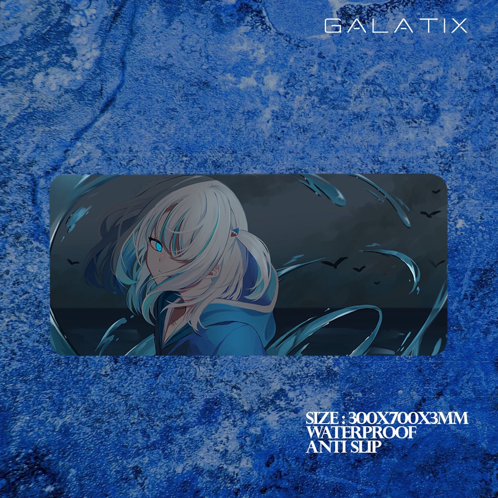 MOUSE PAD ANIME VTUBER HOLOLIVE Deskmat Graw Fubuki Nakiri Anime