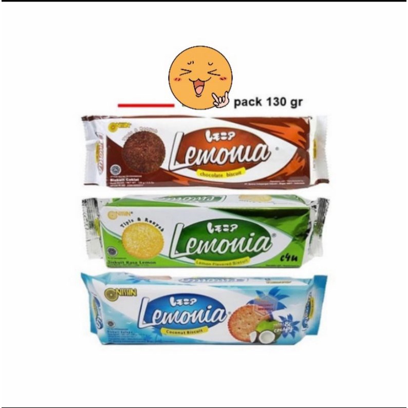 

Nissin Lemonia Snack Variasi Rasa Lemon, Chocolate, Coconut 130 Gram