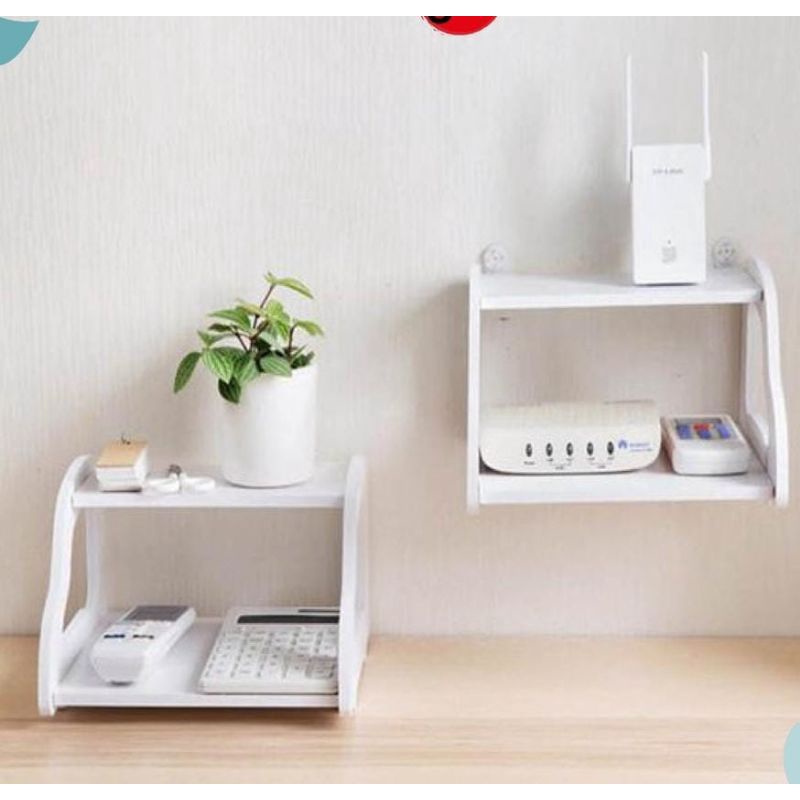 A5 Rak wifi Gantung Dinding Set Top Box RAK WIFI Modem Remote Router