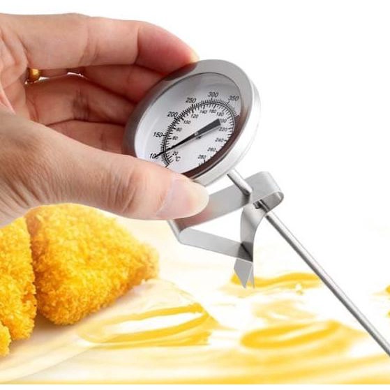 Bimetal Frying Thermometer 40 cm Ukur Suhu Minyak Air Analog 40cm